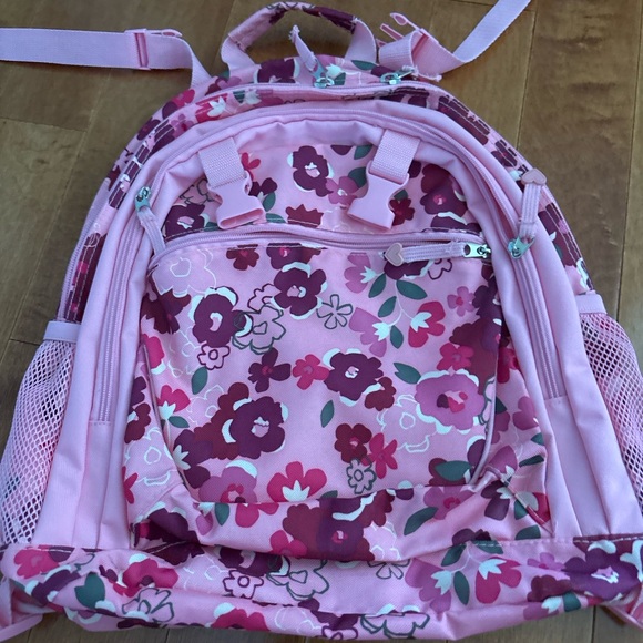Old Navy Handbags - Old Navy Pink Floral Backpack